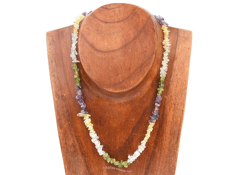Mix stone necklace (45 cm)