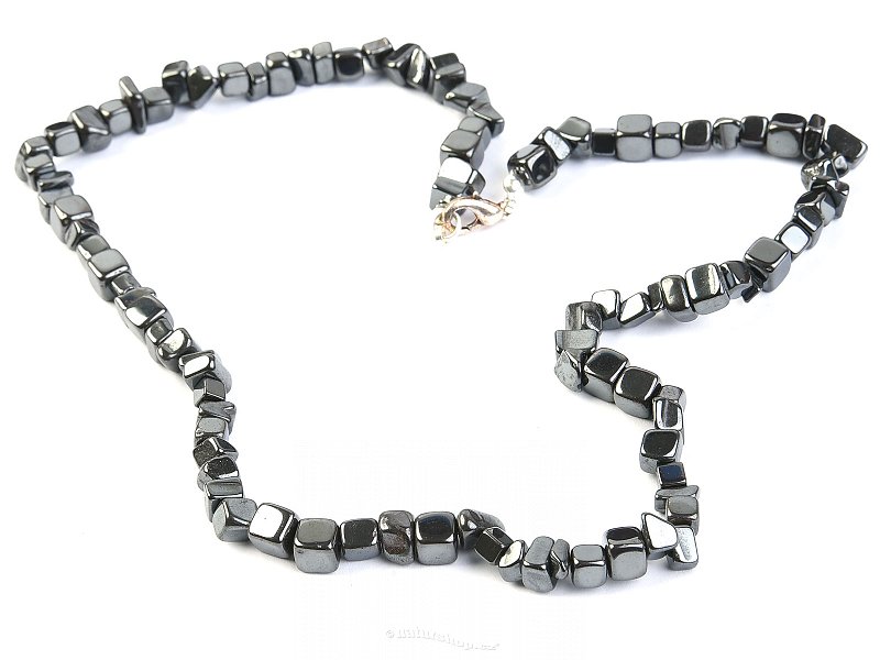 Hematite Necklace larger stones (45 cm)