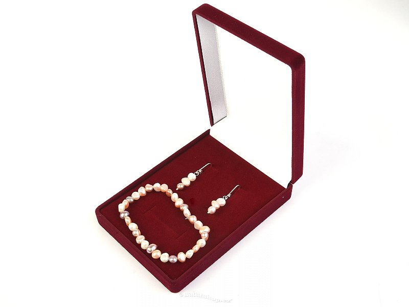 Pearls mix gift set Ag fastening