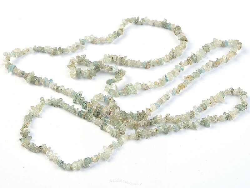 A bright aquamarine stones 90 cm