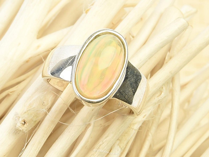 Precious opal ring size 53 Ag 925/1000 6,1g