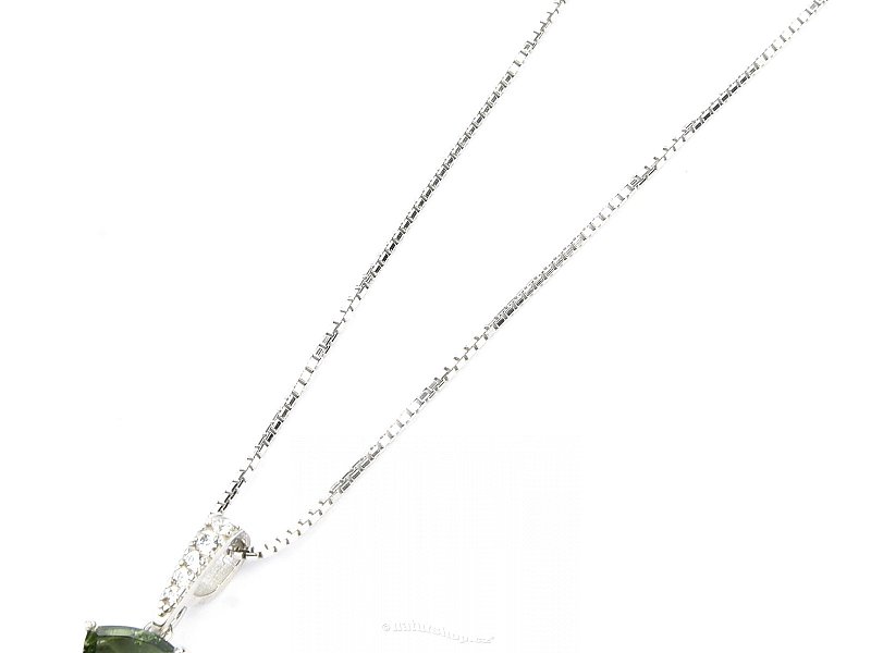 Silver chain Ag 925/1000 + Rh 55cm (approx. 3.7g)