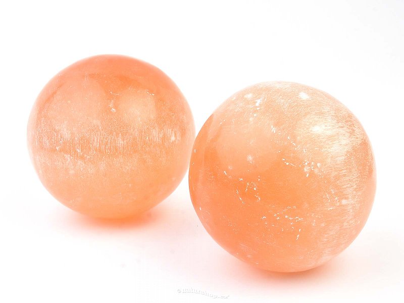 Large ball of orange selenite (approx. 110mm)