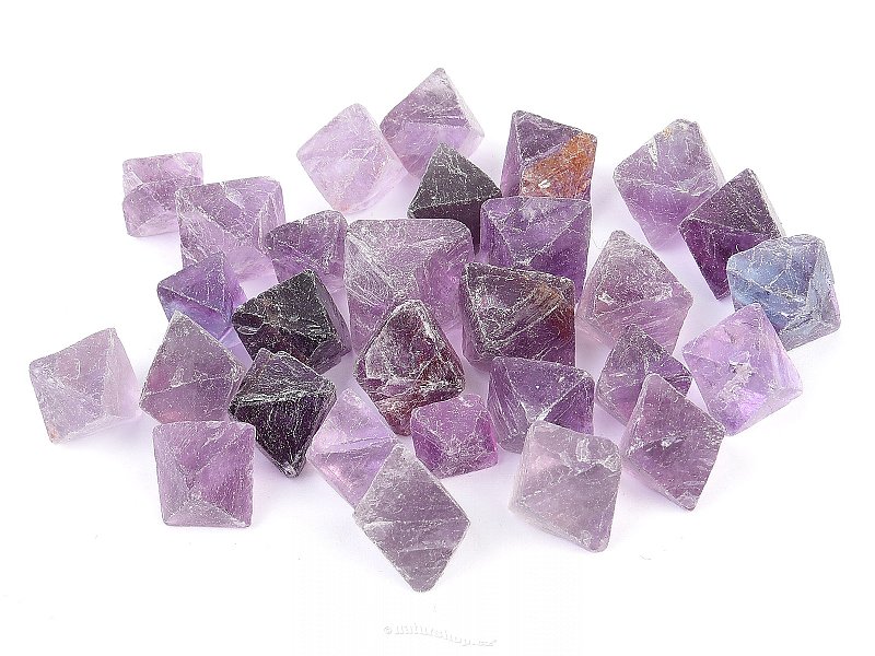 Fluorit fialový mini krystal oktaedr (Čína)