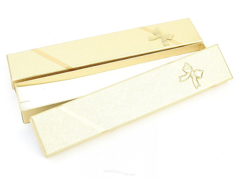 Gift box for bracelet gold 20.5 x 4cm