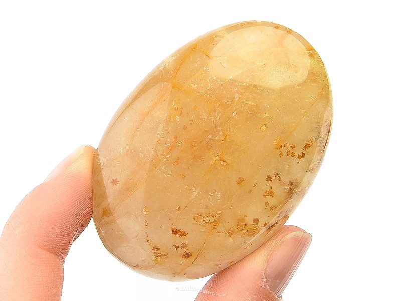 Smooth crystal with limonite 90g