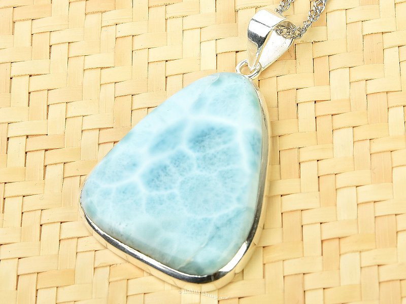 Larimar pendant with handle Ag 925/1000 18.9g