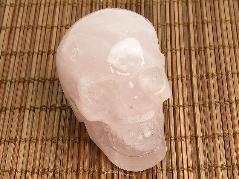 Rosequartz skull 66mm 337g