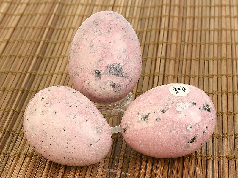 Rhodochrosite eggs from Peru approx. 50mm