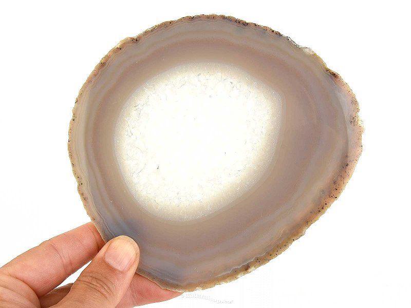 Natural agate slice from Brazil 190g