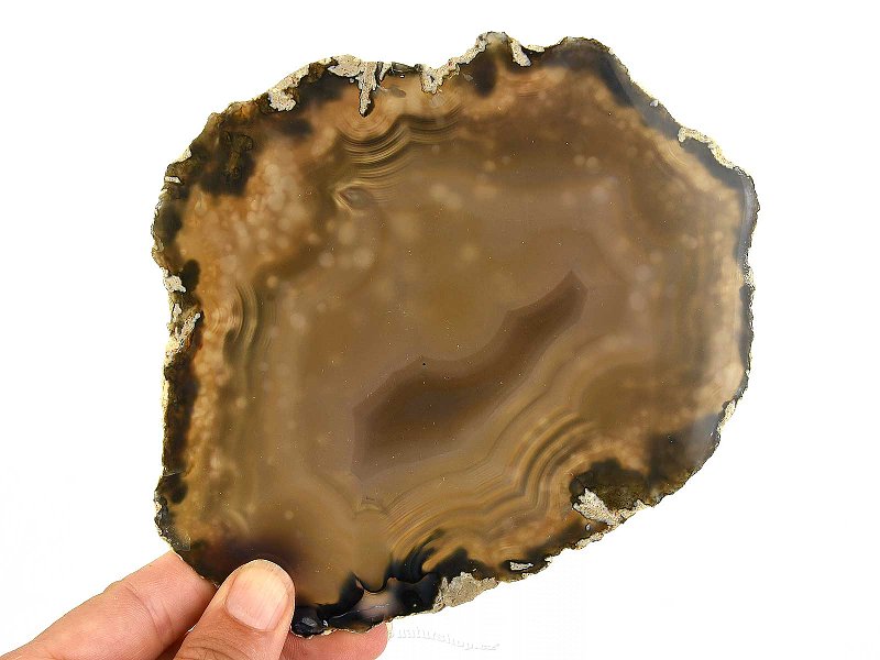 Agate natural slice from Brazil 227g