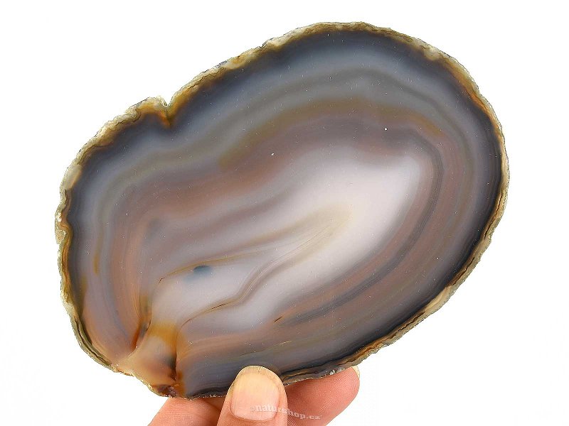 Agate natural slice from Brazil 155g