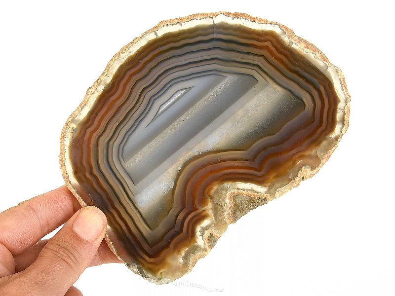 Agate natural slice from Brazil 213g
