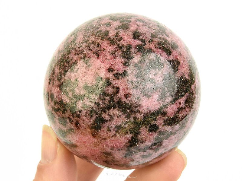 Rodonite ball Ø61mm from Madagascar