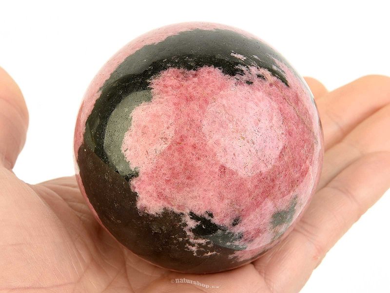 Rhodonite ball Ø65mm (Madagascar)
