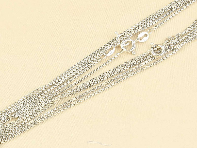 Silver chain 50cm Ag 925/1000 + Rh (approx. 3.7g)