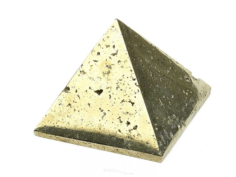 Pyrite pyramid with hollows from Peru 182g (Peru)