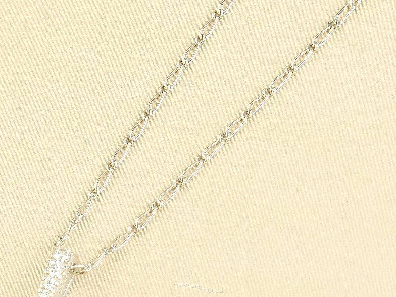 Silver chain 45cm Ag 925/1000 + Rh (approx. 2.0g)