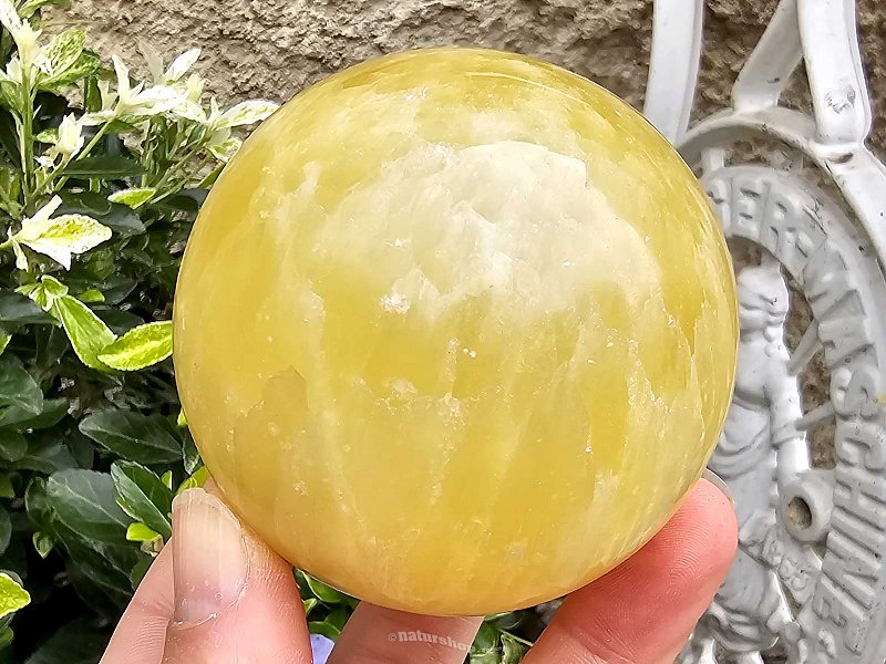 Kalcit lemon koule z Pákistánu 520g