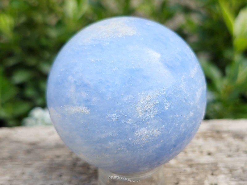 Koule kalcit modrý Ø63mm Madagaskar