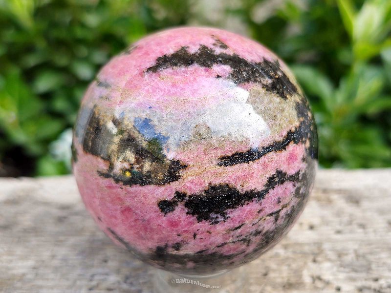 Rodonite ball Ø69mm from Madagascar