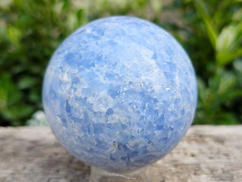 Koule kalcit modrý (Madagaskar) Ø68mm