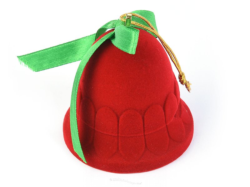 Christmas gift box red bell