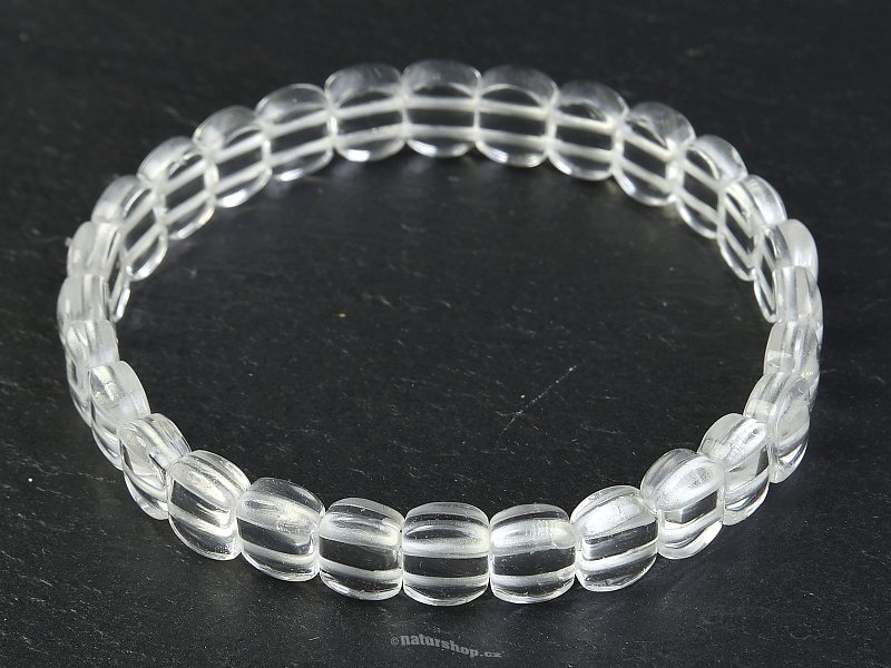 Crystal bracelet pieces 8 x 6mm