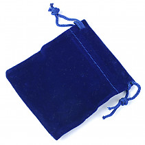 Blue velvet bag