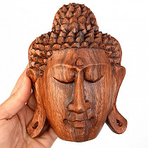 Head Buddha wood wall (Indonesia) 15cm