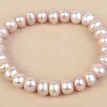 Pearls bracelet pink buttonsy