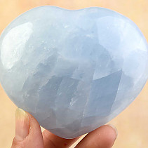 Calcite heart blue 71mm