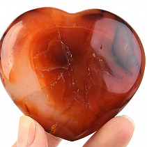 Carnelian polished heart 176g