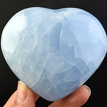 Calcite heart blue 280g