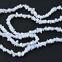 Chalcedony Necklace larger stones 90 cm