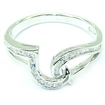 Prsten stříbrný Ag 925/1000 - typ003