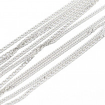 Silver chain Ag 925/1000 + Rh 55cm (approx. 3,4g)