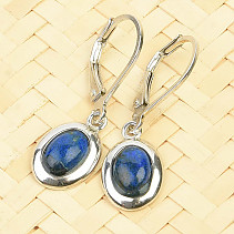 Azuromalachite earrings oval Ag 925/1000