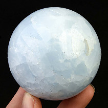 Blue calcite ball from Madagascar 362g