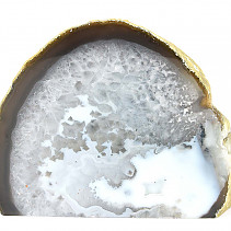 Colored agate geode (687g)
