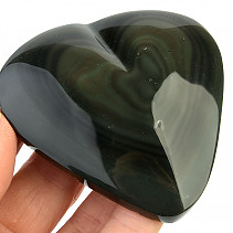 Rainbow heart obsidian (Mexico) 76g - discount