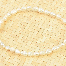 Delicate river pearl keg bracelet