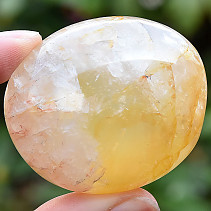 Polished crystal with limonite 94g