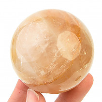 Crystal with limonite smooth ball 274g