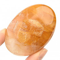 Polished crystal with limonite 113g