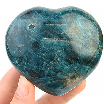 Blue apatite heart (279g)