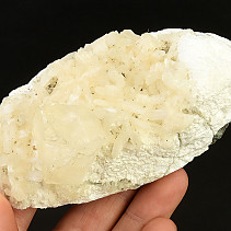 Stilbite - calcite zeolite druse from India 173g