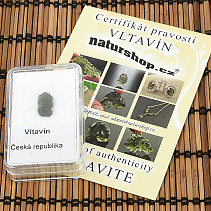Natural moldavite for collectors from the Czech Republic