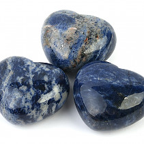 Sodalite round heart approx. 45mm