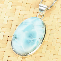 Silver pendant with larimar Ag 925/1000 11.2g